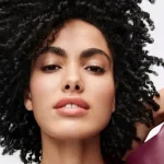 4C hair styled naturally after gentle care showing defined tight coils and healthy texture