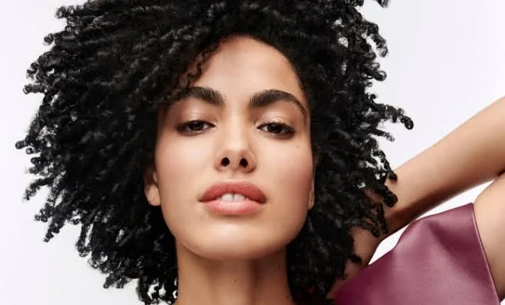 4C hair styled naturally after gentle care showing defined tight coils and healthy texture