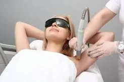 laser hair removal follow up consultation discussing treatment results and maintenance